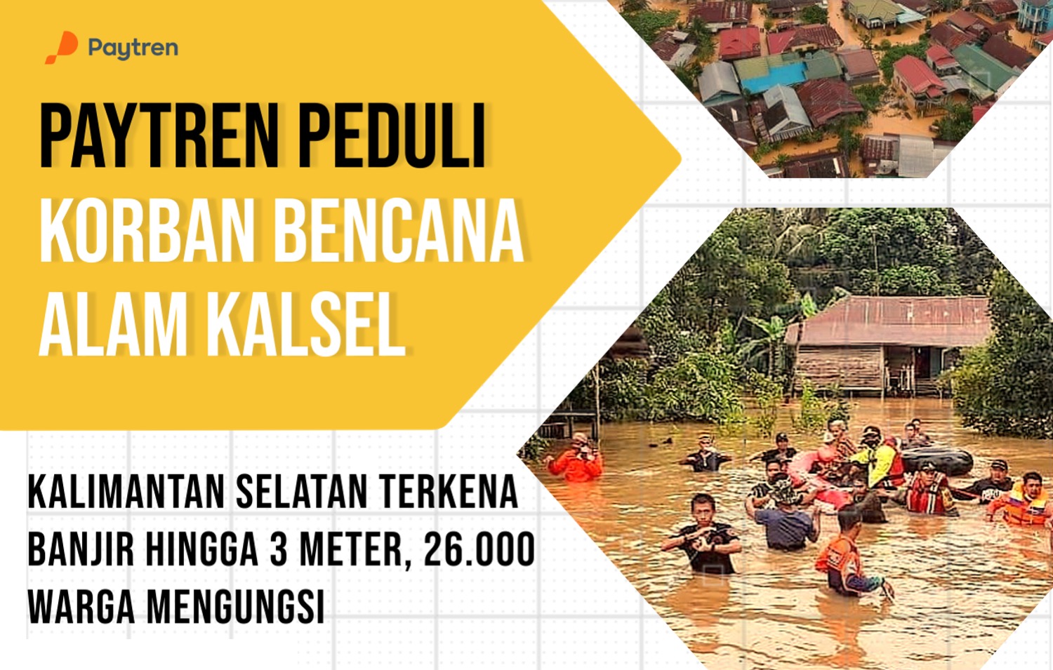 paytren peduli bencana banjir